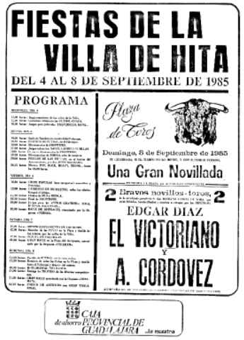 Cartel de las fiestas